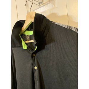 Slazenger Golf Polo Men’s‎ Sz 2XL Black Golf Shirt